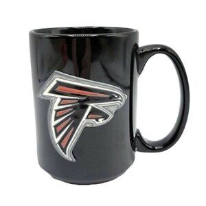 2/$15 Atlanta Falcons Logo Mug Black 4.5" Football Dirty Birds Liquid Logic NFL